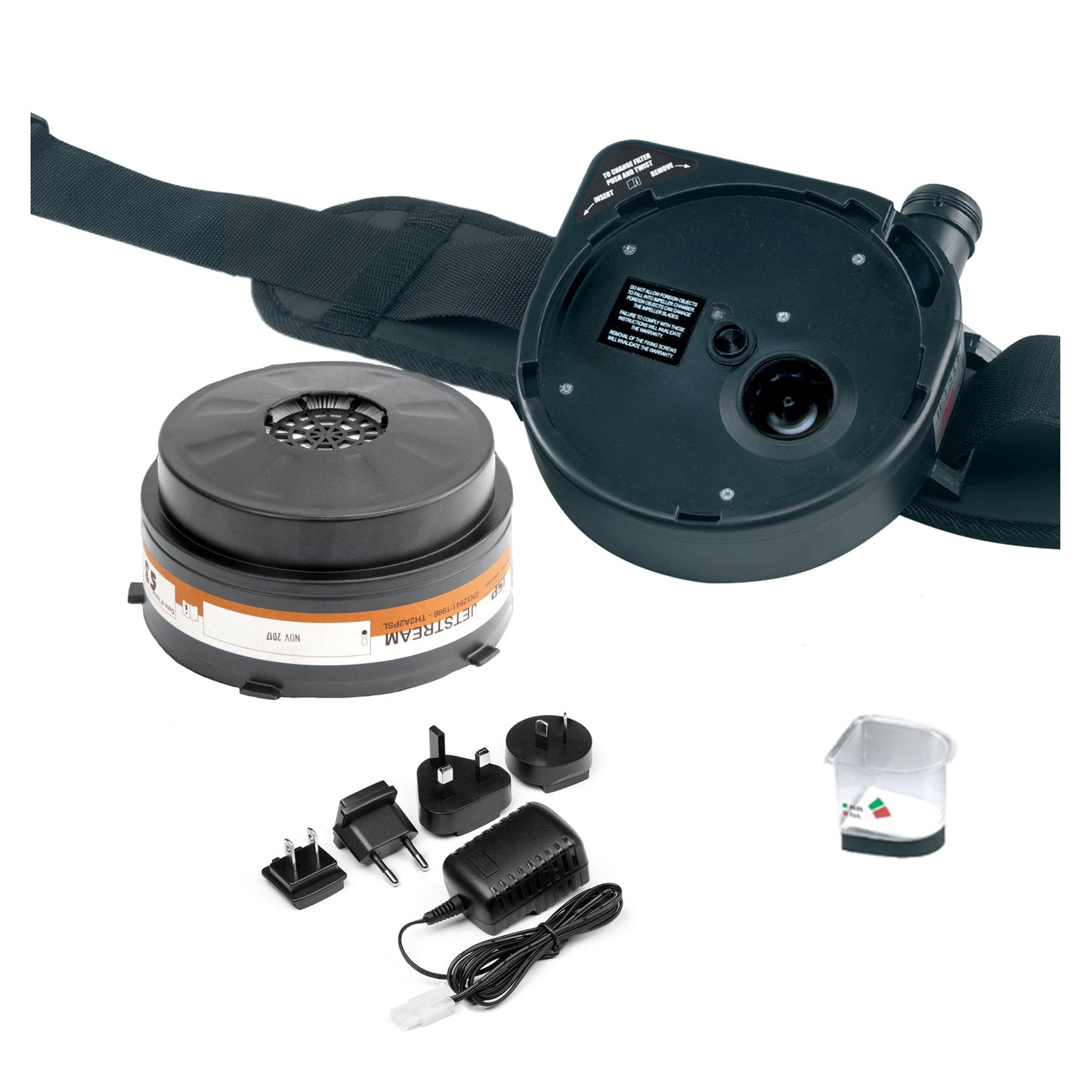 JSP Jetstream 8hr Waist Mounted Power Unit with TH2A2P R SL Filter