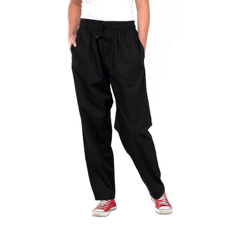 Beeswift Chefs Trousers Elasticated Waist Drawcord 65% Polyester 35% Cotton