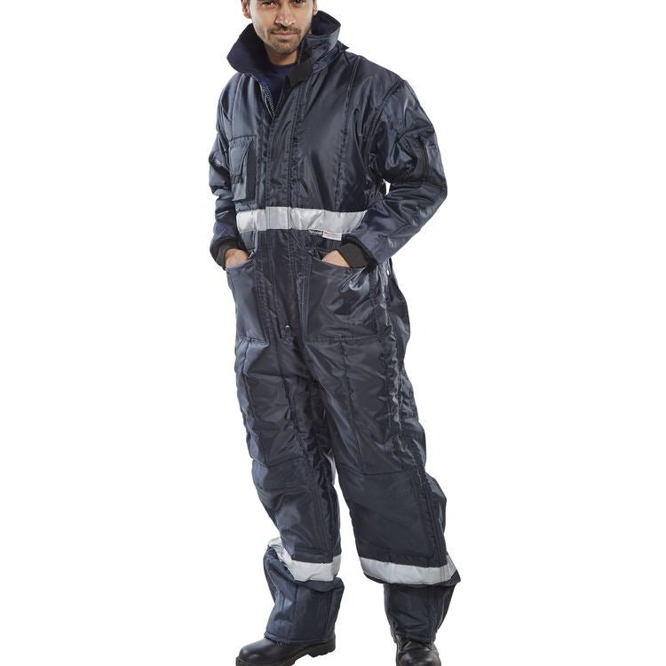 Beeswift Coldstar Freezer Coverall Oxford Nylon 3M Thinsulate Reflective EN342