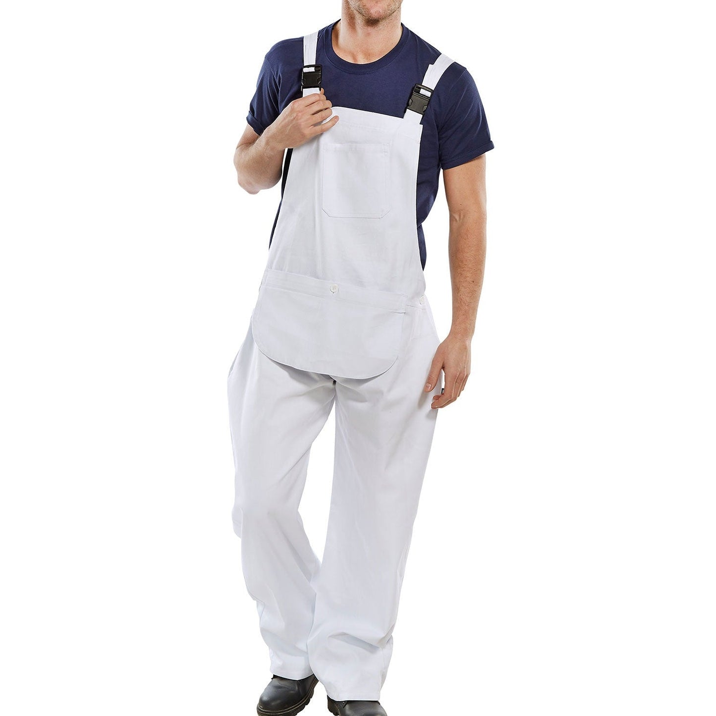 Beeswift Cotton Drill Bib and Brace with Concealed Fly and Multiple Pockets
