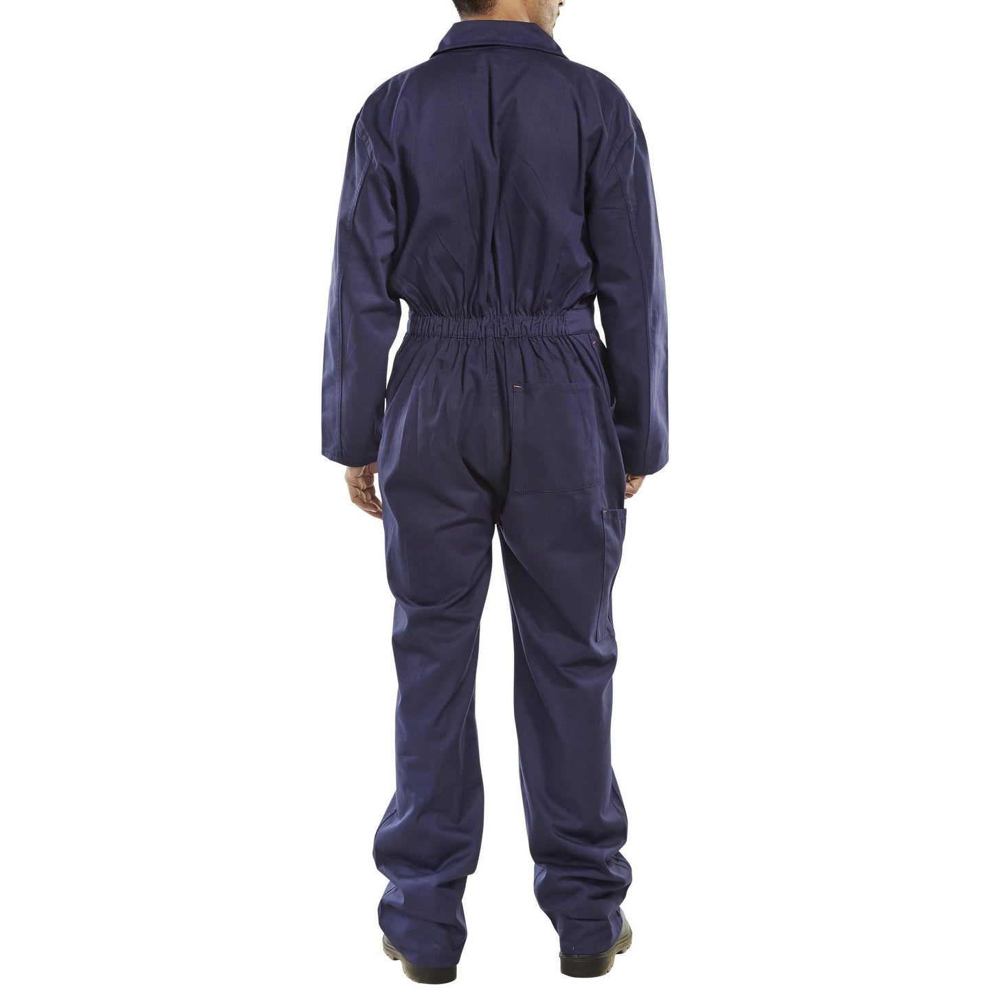 Beeswift C/D Boilersuit 100% Cotton Concealed Stud Front Elasticated Waist