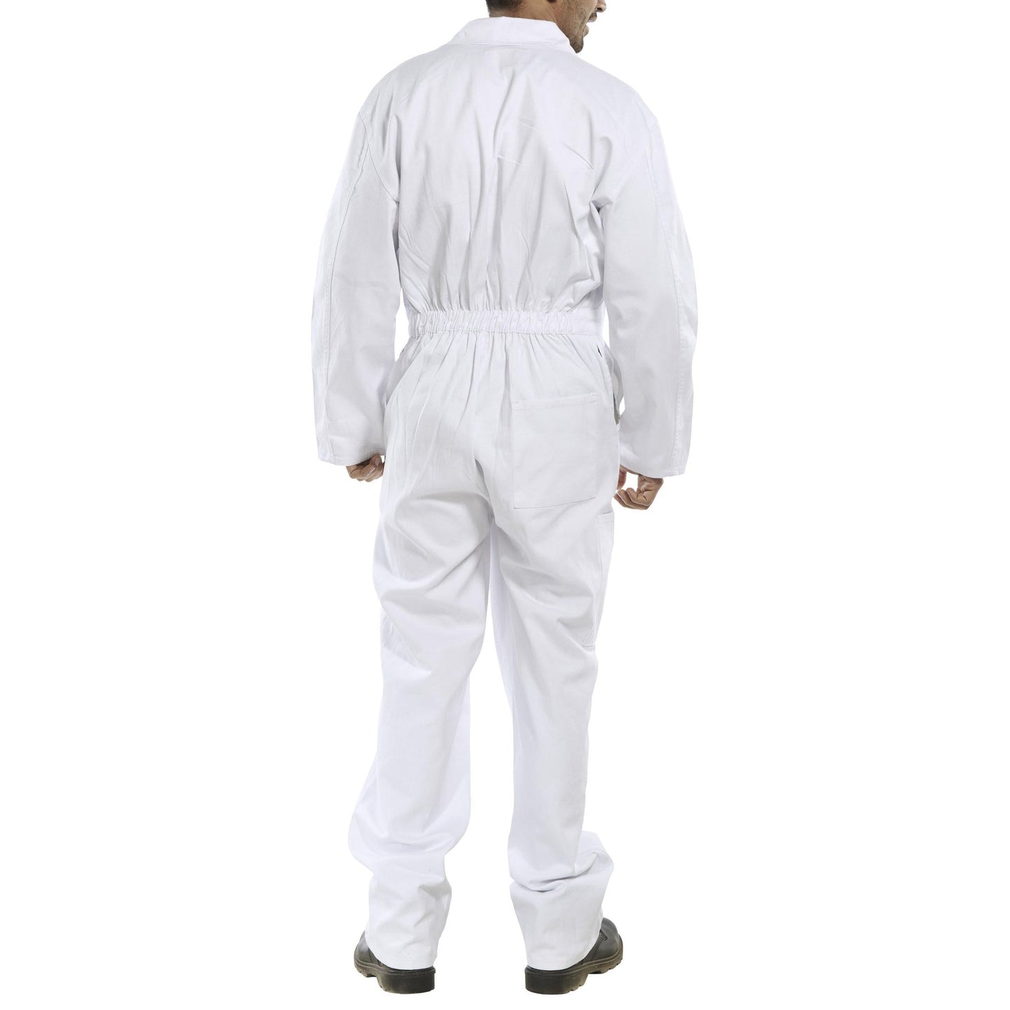 Beeswift C/D Boilersuit 100% Cotton Concealed Stud Front Elasticated Waist