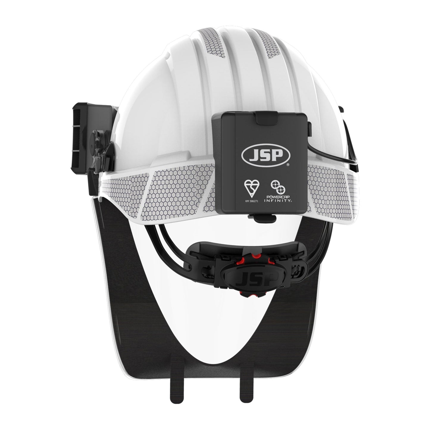 JSP PowerCap Infinity PAPR Respirator + Helmet & HEPA Filters - TH3 Protection