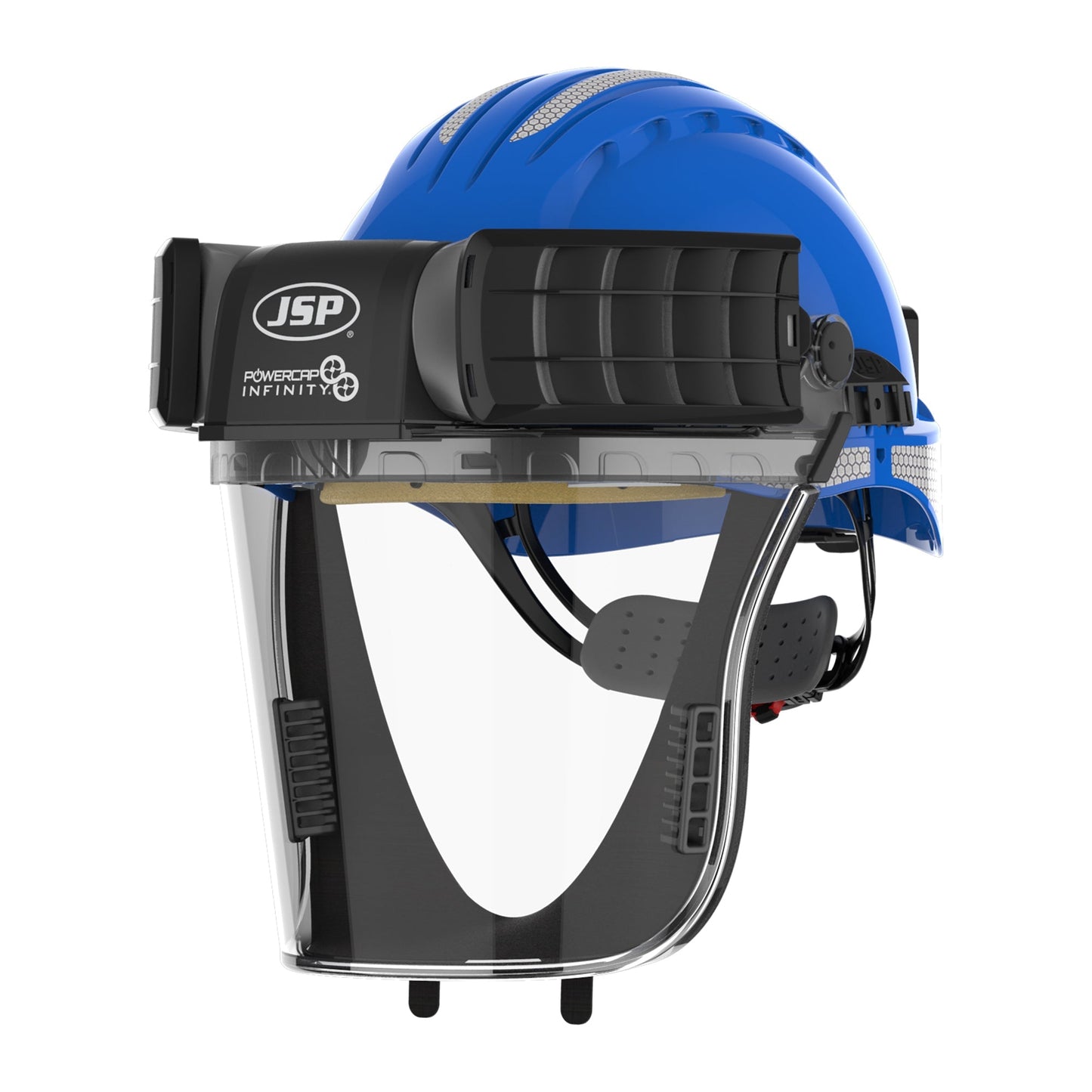 JSP PowerCap Infinity PAPR Respirator + Helmet & HEPA Filters - TH3 Protection