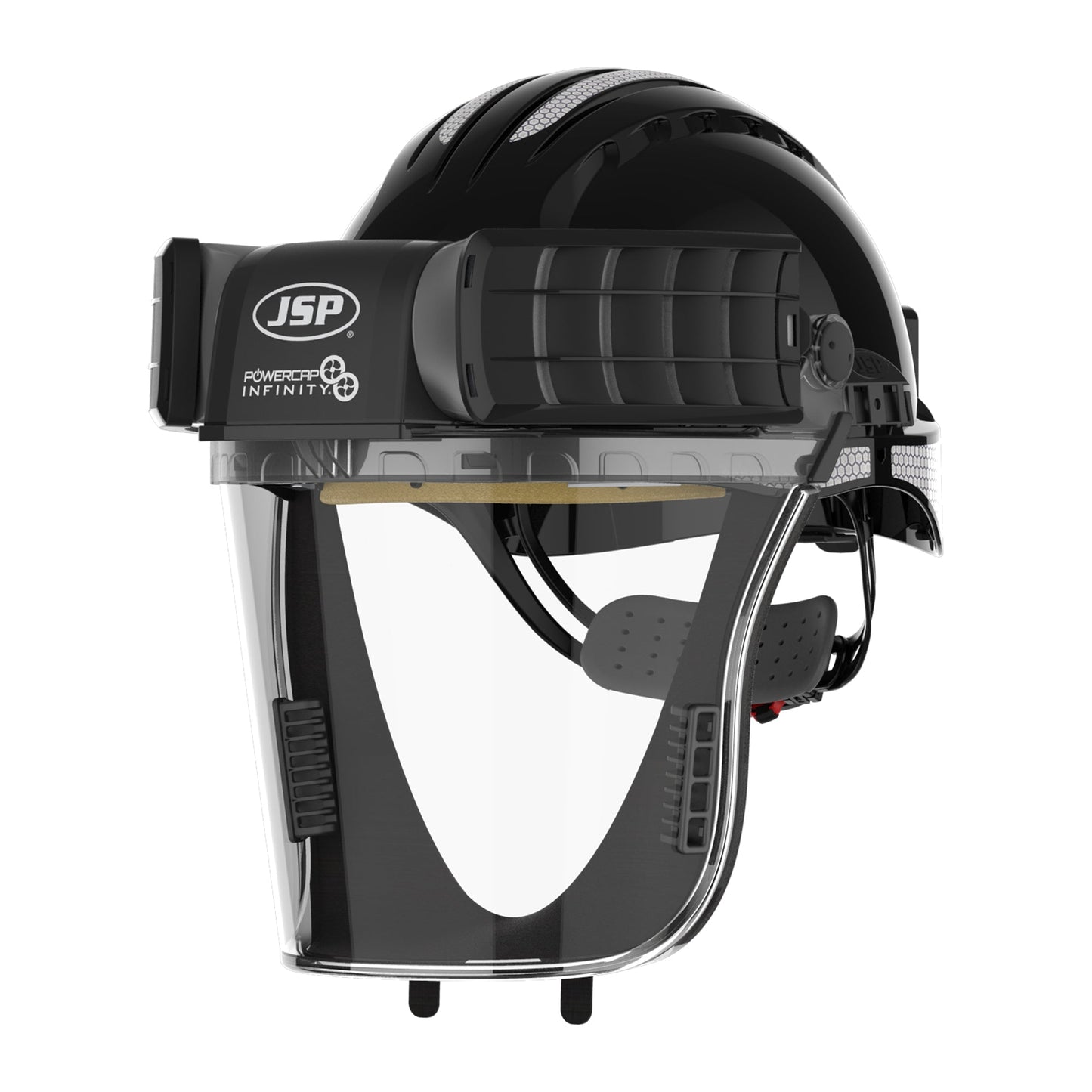 JSP PowerCap Infinity PAPR Respirator + Helmet & HEPA Filters - TH3 Protection