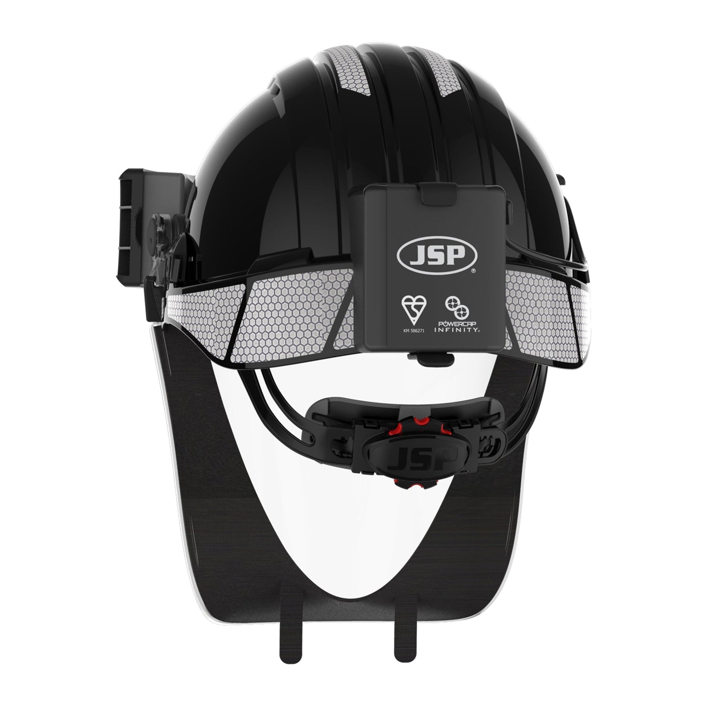 JSP PowerCap Infinity PAPR Respirator + Helmet & HEPA Filters - TH3 Protection