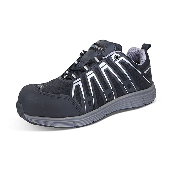 Beeswift S3 Non-Metallic Trainer Black Mesh Composite Toe Water Resistant