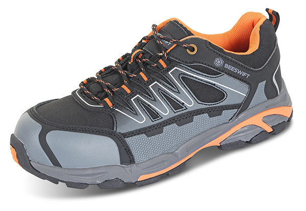 Beeswift S3 Composite Safety Trainers Nubuck Leather Lightweight Water Resistant