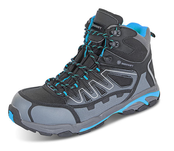 Beeswift Hiker S3 Composite Safety Boots Nubuck Leather Water Resist. Lt.weight