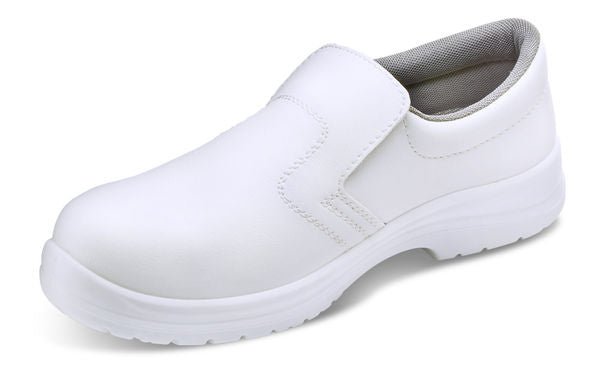 Beeswift Micro Fibre Slip-On Safety Shoes Steel Toe Anti-Static Slip Resistant