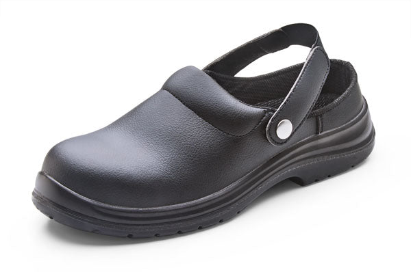 Beeswift Microfibre Slippers with Steel Toe Cap, Shock Absorber, Washable