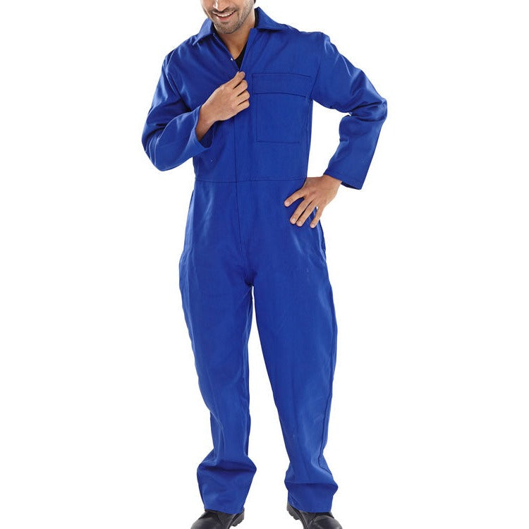 Beeswift Fire Retardant Boilersuit 100% Cotton Flame Resistant Workwear EN ISO