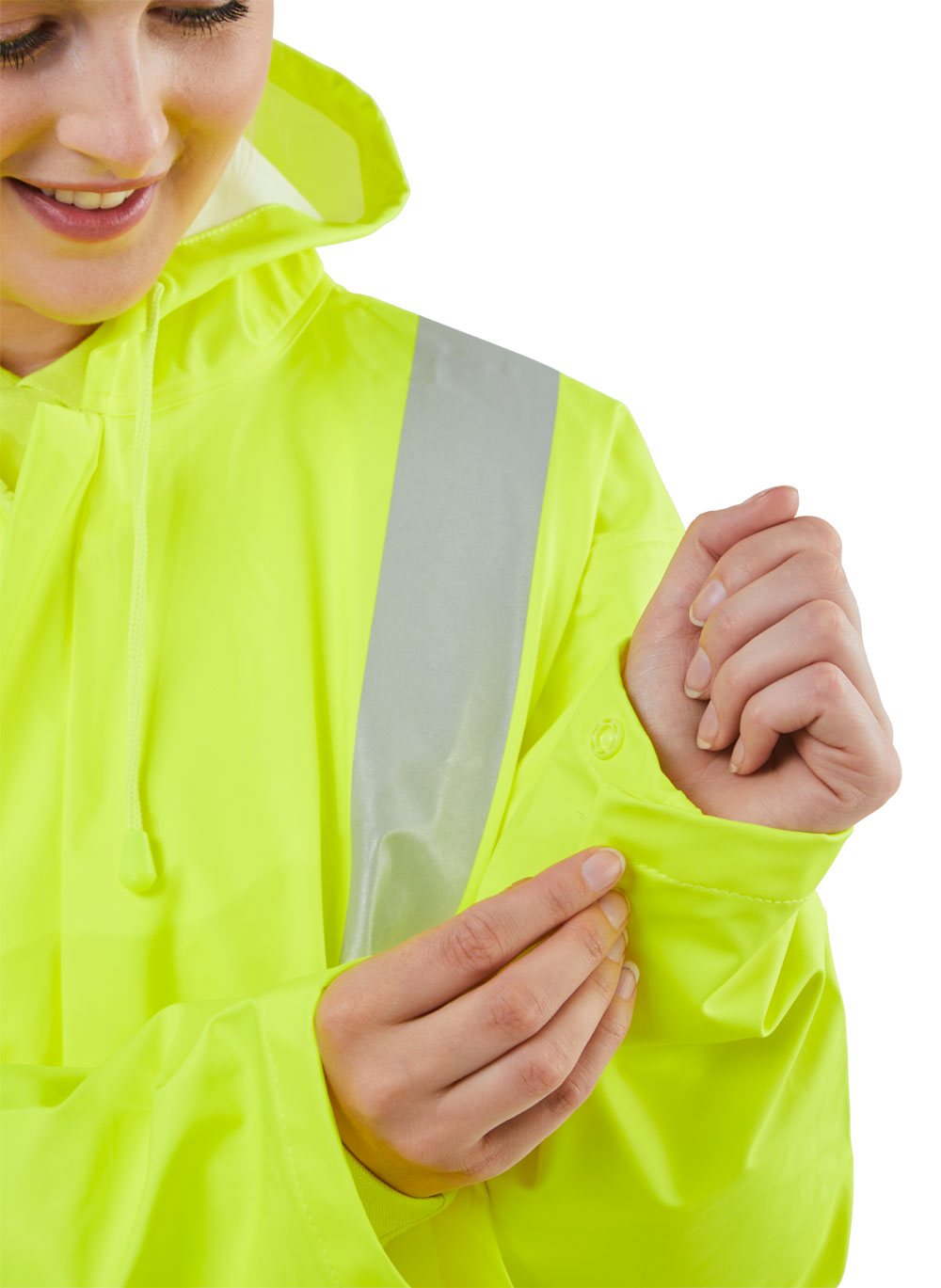 Beeswift Fire Retardant Anti-static Hi Vis Jacket Saturn Yellow EN Standards
