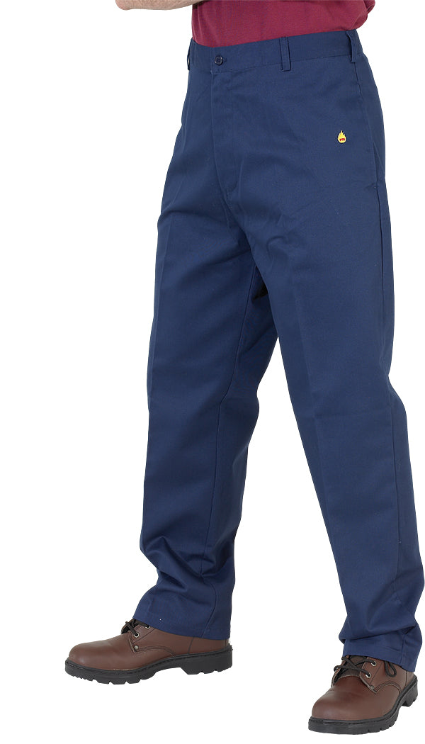 Beeswift Fire Retardant Trousers Cotton Drill EN ISO 11612 Welding Safety Gear