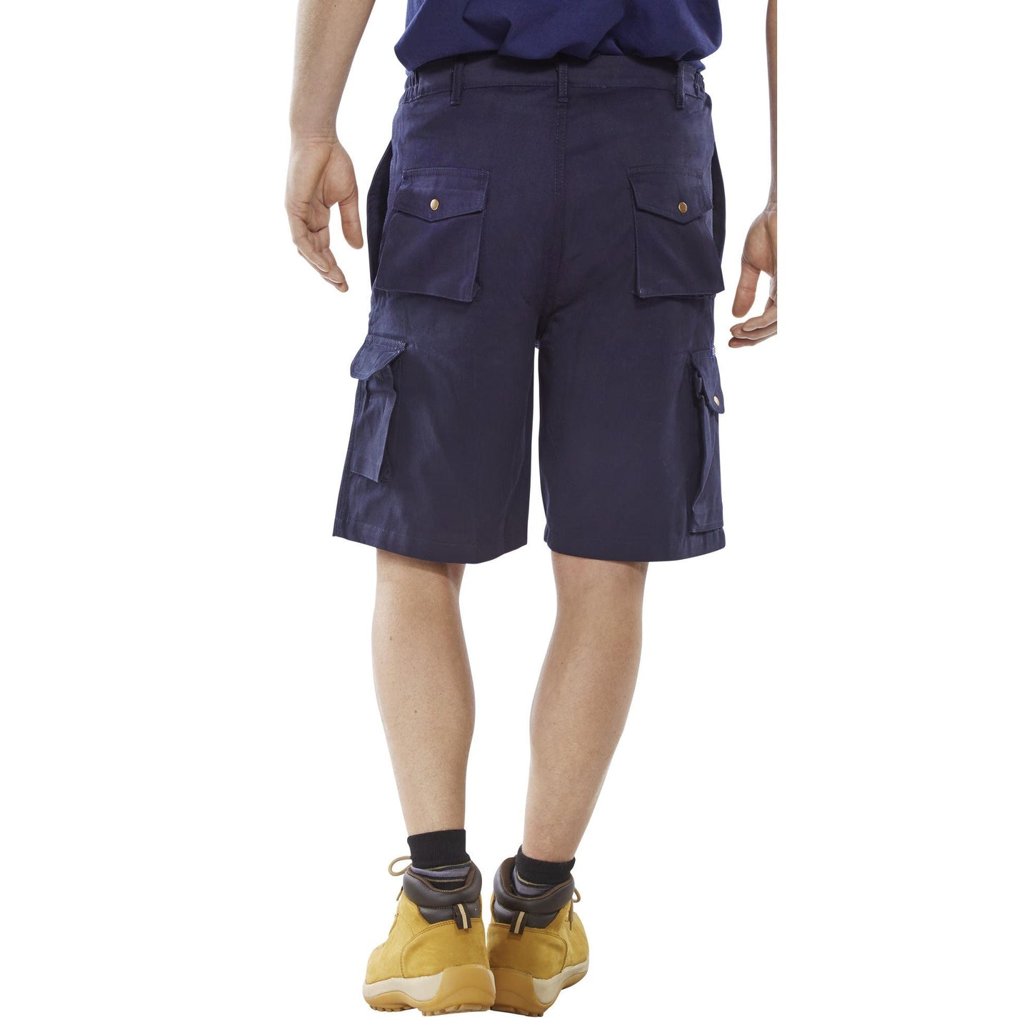 Beeswift Click C/Pocket Work Shorts 230gsm Polyester Cotton 7 Belt Loops