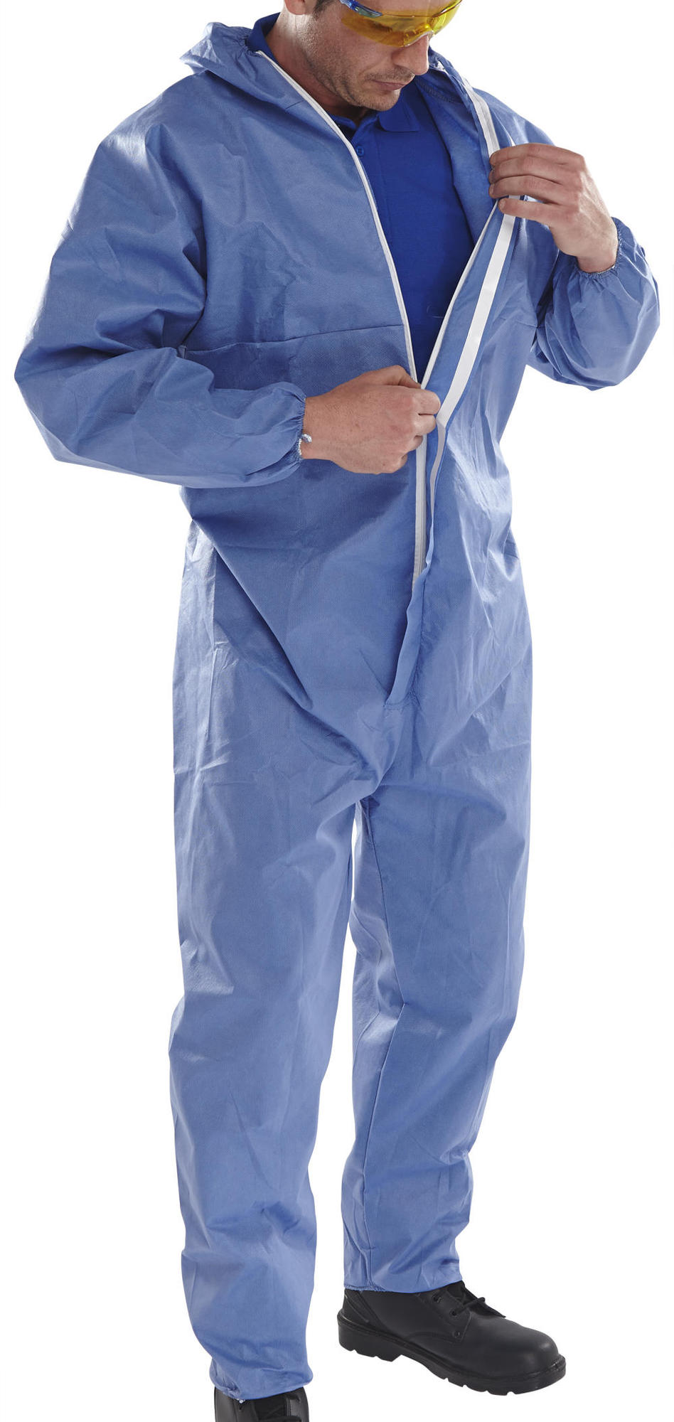 Beeswift Disposable Coverall Type 5/6 for Dust & Splash Protection, CE Certified