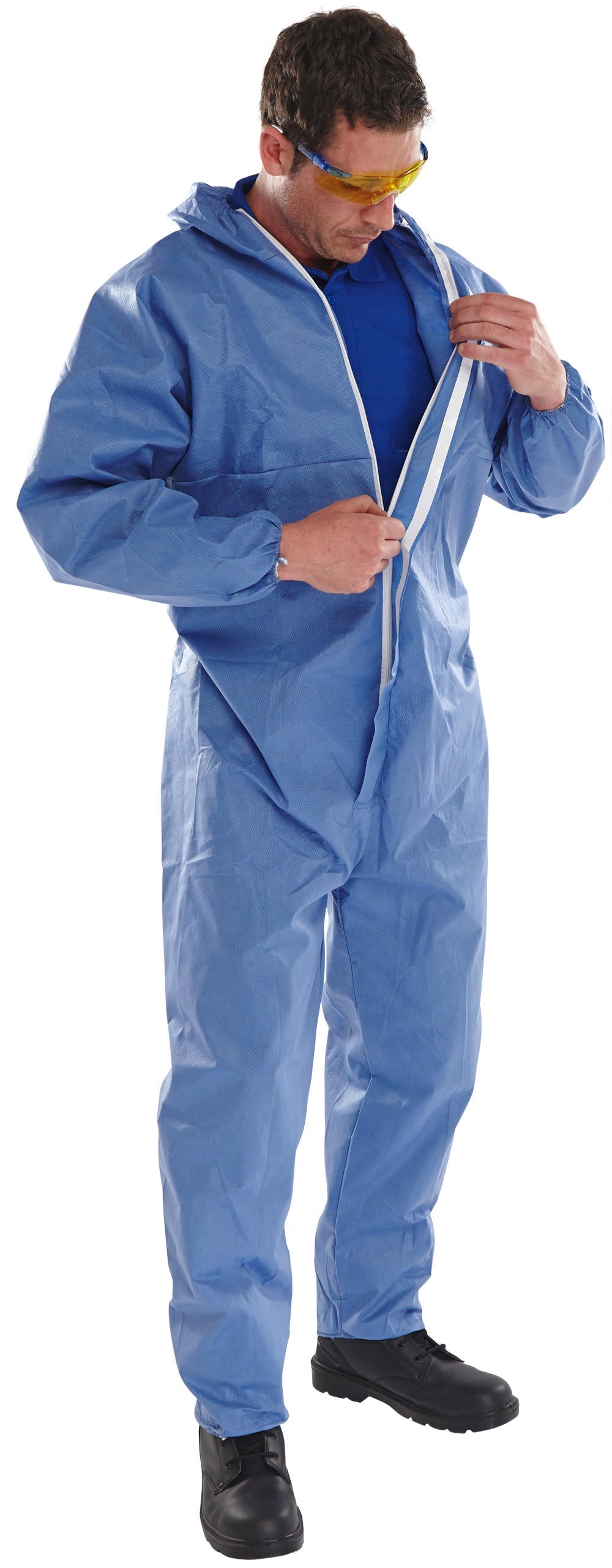 Beeswift Disposable Coverall Type 5/6 for Dust & Splash Protection, CE Certified