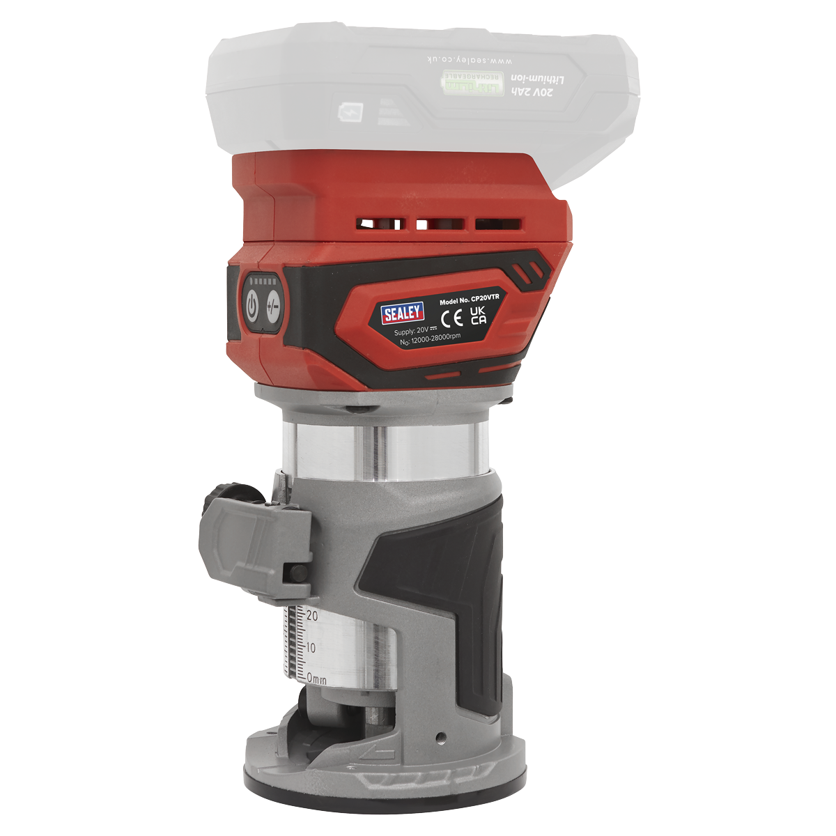 Sealey 20V Cordless Trimming Router SV20 Series Brushless Variable Speed