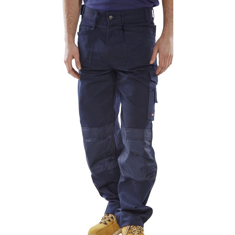 Beeswift Click Premium M/P Trousers Heavyweight Fabric Holster Pockets Regular