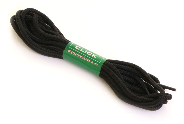 Beeswift 140cm Black Round Boot Laces Durable Replacement Shoelaces