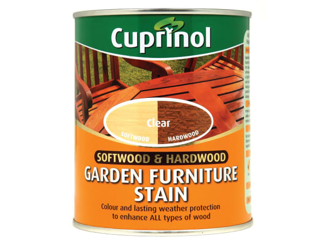 Cuprinol Clear Garden Furniture Stain 750ml for Softwood & Hardwood Protection