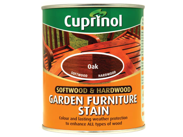 Cuprinol 750ml Softwood & Hardwood Garden Furniture Stain Oak Weatherproof
