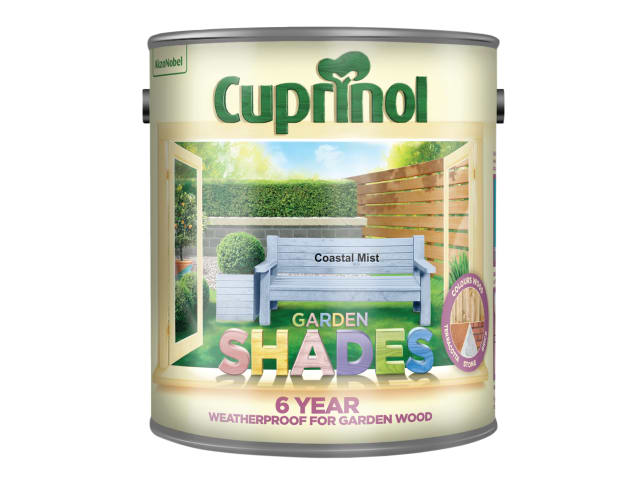 Cuprinol Garden Shades 2.5L Coastal Mist - Weather Protection for Wood & Stone