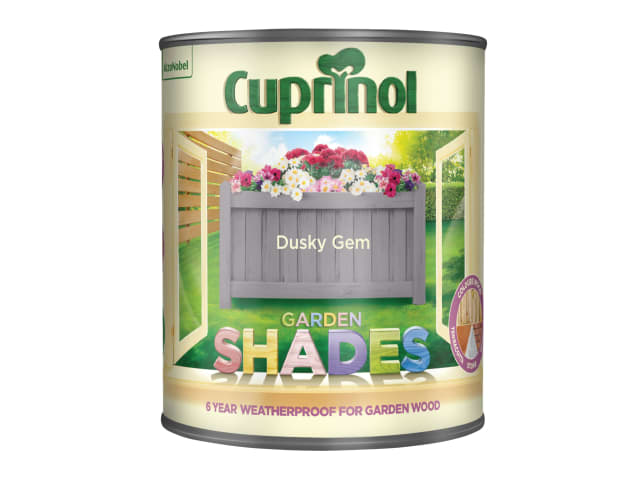 Cuprinol Garden Shades 1L Dusky Gem Colour & Weather Protection for Wood