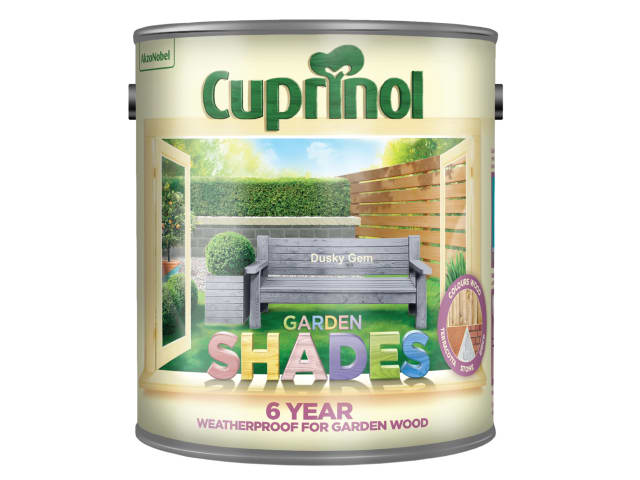 Cuprinol Garden Shades 2.5L Dusky Gem Wood Paint for Sheds and Fences