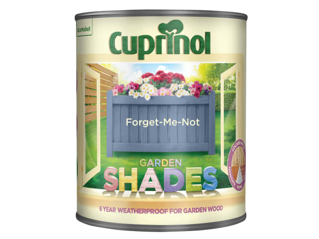 Cuprinol Garden Shades Forget-Me-Not 1L Wood Paint for Sheds and Fences