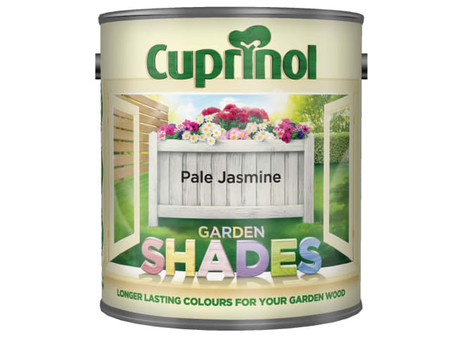 Cuprinol Garden Shades 1L Pale Jasmine Wood Paint for Sheds and Fences