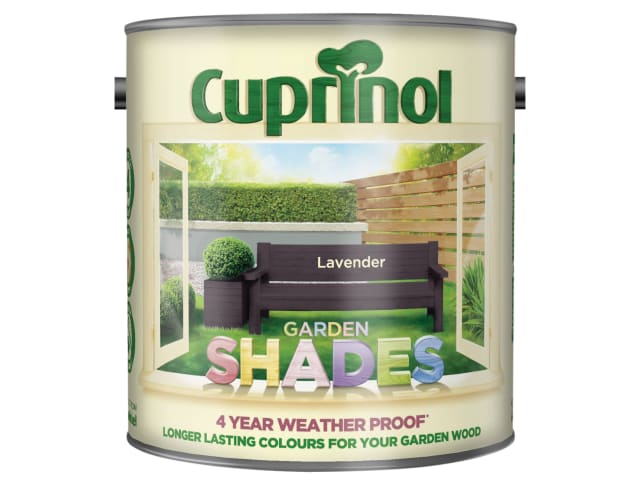 Cuprinol Garden Shades Lavender 2.5L Water-Based Wood Protection Paint