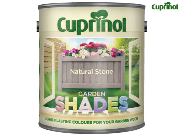 Cuprinol Garden Shades Natural Stone 2.5L Weatherproof Wood Paint for Garden