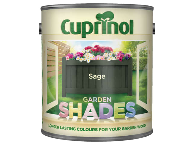 Cuprinol Garden Shades Sage 1 Litre Wood Paint for Sheds Fences and More