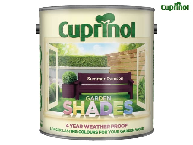 Cuprinol Garden Shades 2.5L Summer Damson Wood Paint for Sheds & Fences