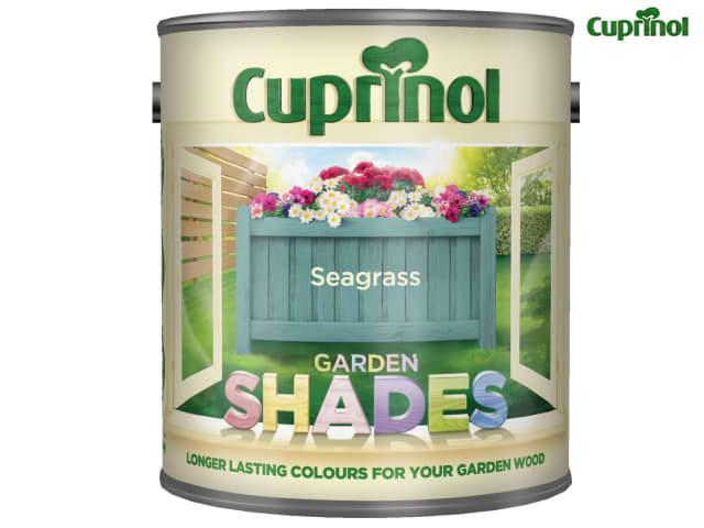 Cuprinol Garden Shades Seagrass 1 Litre - Weather Protection for Wood & Stone