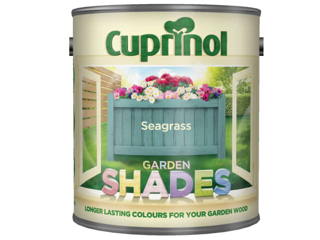 Cuprinol Garden Shades Seagrass 1 Litre - Weather Protection for Wood & Stone