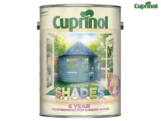 Cuprinol Garden Shades Seagrass 5L Weatherproof Wood Paint for Garden Use