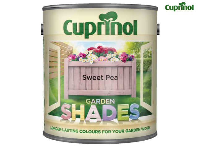 Cuprinol Garden Shades Sweet Pea 1L Weatherproof Wood Paint for Garden Use