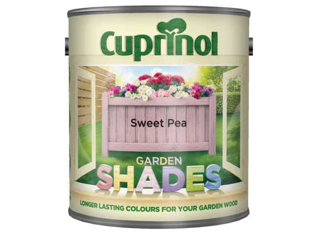 Cuprinol Garden Shades Sweet Pea 1L Weatherproof Wood Paint for Garden Use