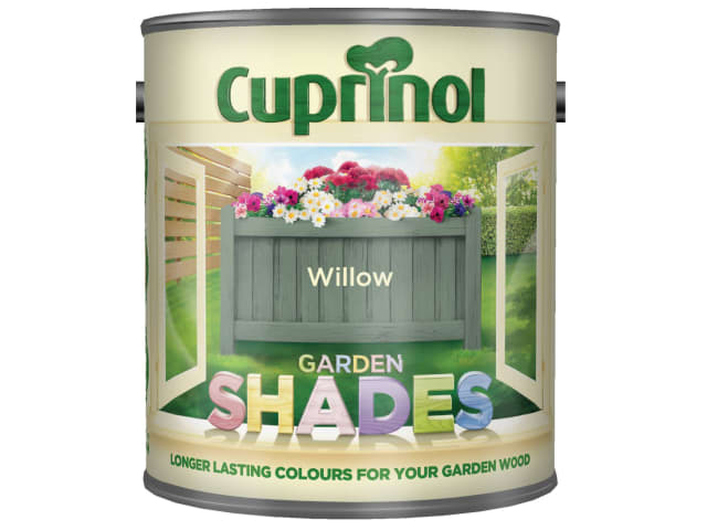 Cuprinol Garden Shades Willow 1 Litre Wood Paint for Sheds Fences and More