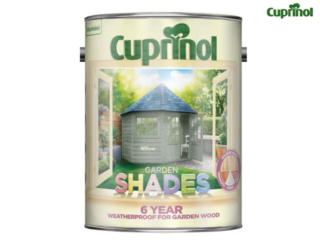 Cuprinol Garden Shades Willow 5L Wood Paint for Sheds Fences and Garden