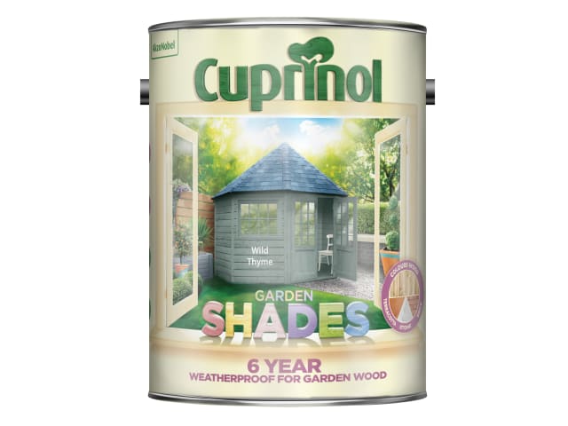 Cuprinol Garden Shades Wild Thyme 5L Wood Paint for Sheds Fences & More