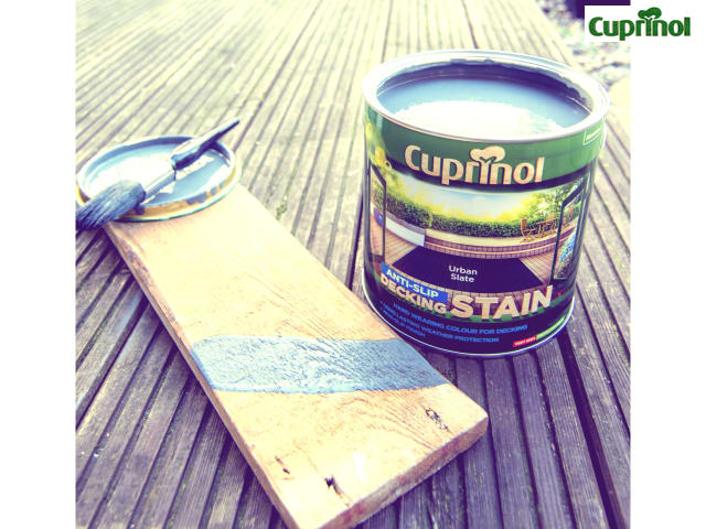 Cuprinol Anti-Slip Decking Stain 2.5L Silver Birch Semi-Transparent Finish