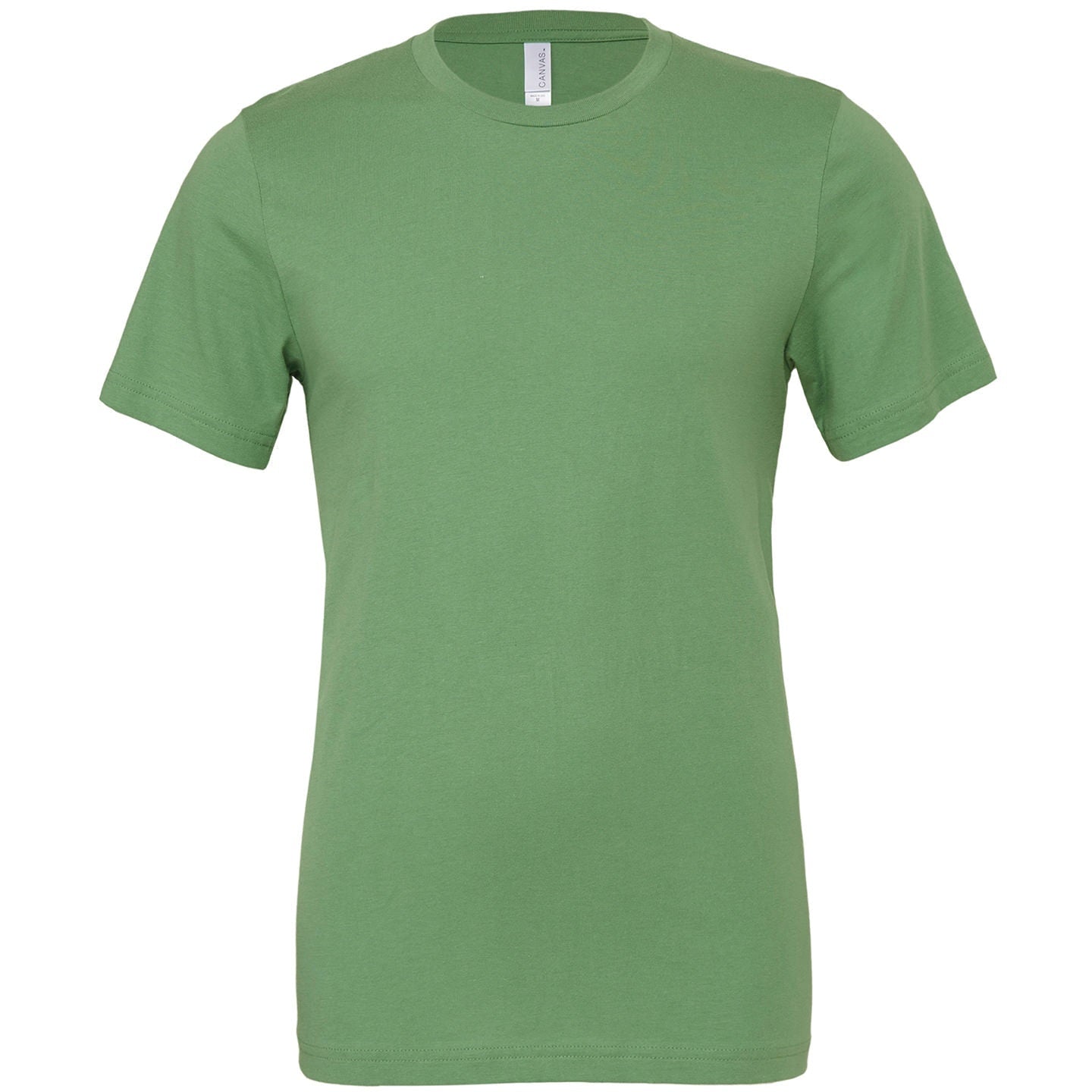 Bella Canvas Unisex Jersey Crew Neck T-Shirt Leaf 100% Cotton Slim Fit