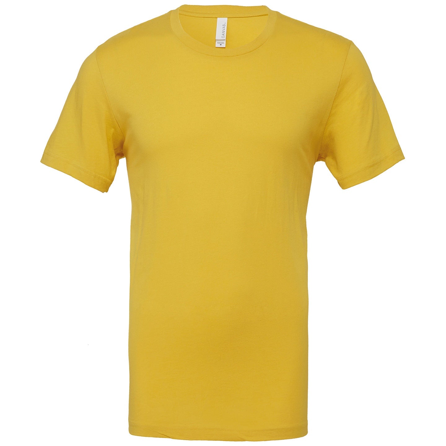 Bella Canvas Unisex Jersey Crew Neck T-Shirt Maize Yellow Slim Fit 100% Cotton