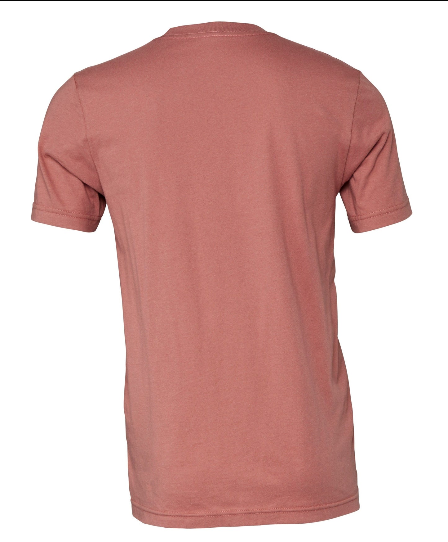 Bella Canvas Unisex Jersey Crew Neck T-Shirt Mauve 100% Cotton Slim Fit