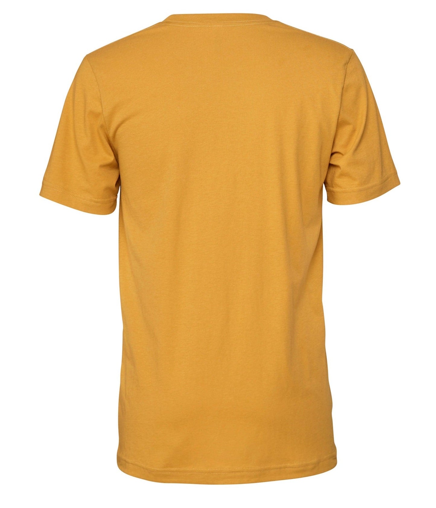 Bella Canvas Unisex Jersey Crew Neck T-Shirt Mustard Short Sleeve Fitted