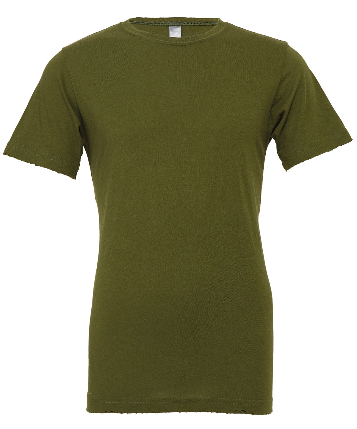 Bella Canvas Unisex Jersey Crew Neck T-Shirt Olive Short Sleeve Cotton Fit