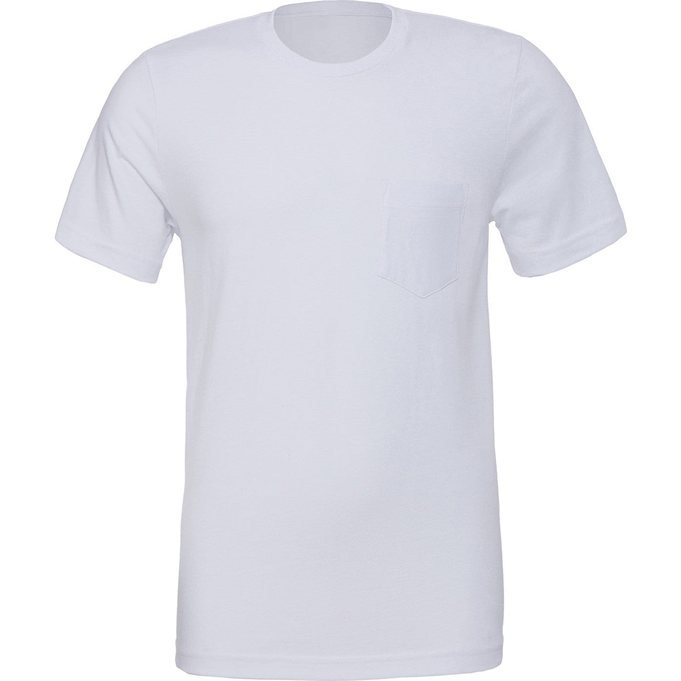 Bella Canvas Unisex Jersey Crew Neck T-Shirt Silver 100% Cotton Slim Fit